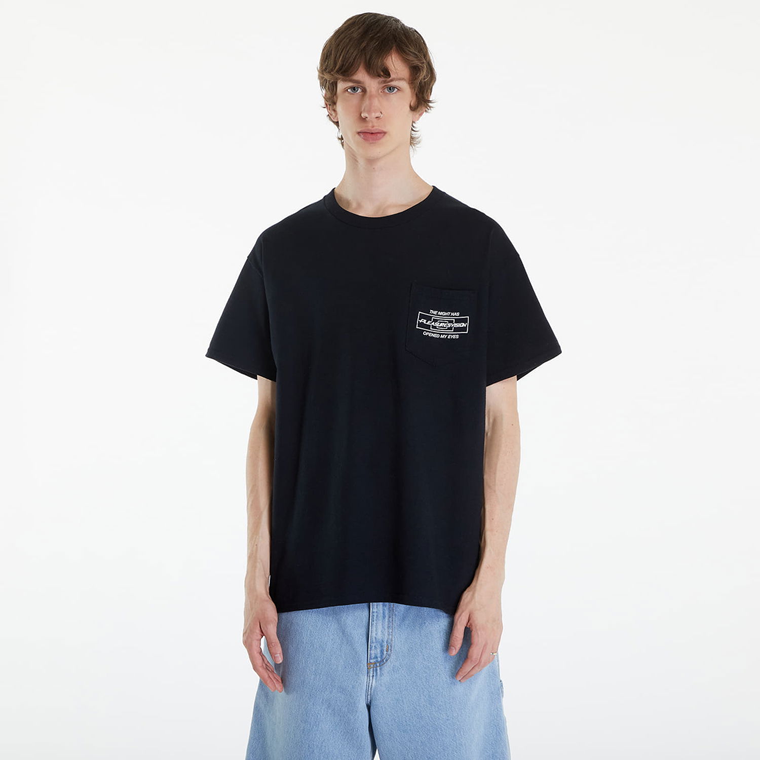 Тениска Pleasures Vision Pocket T-Shirt Black Черно | P24SU056 BLACK, 0