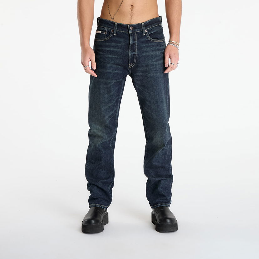 Дънки CALVIN KLEIN Calvin Klein Jeans Standard Straight Gilded Pants Синьо | LV04RD719G 01P