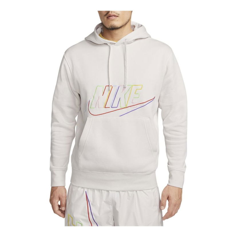 Суитчър Nike Men's Hoodie With Logo Бежово | DX0542-030