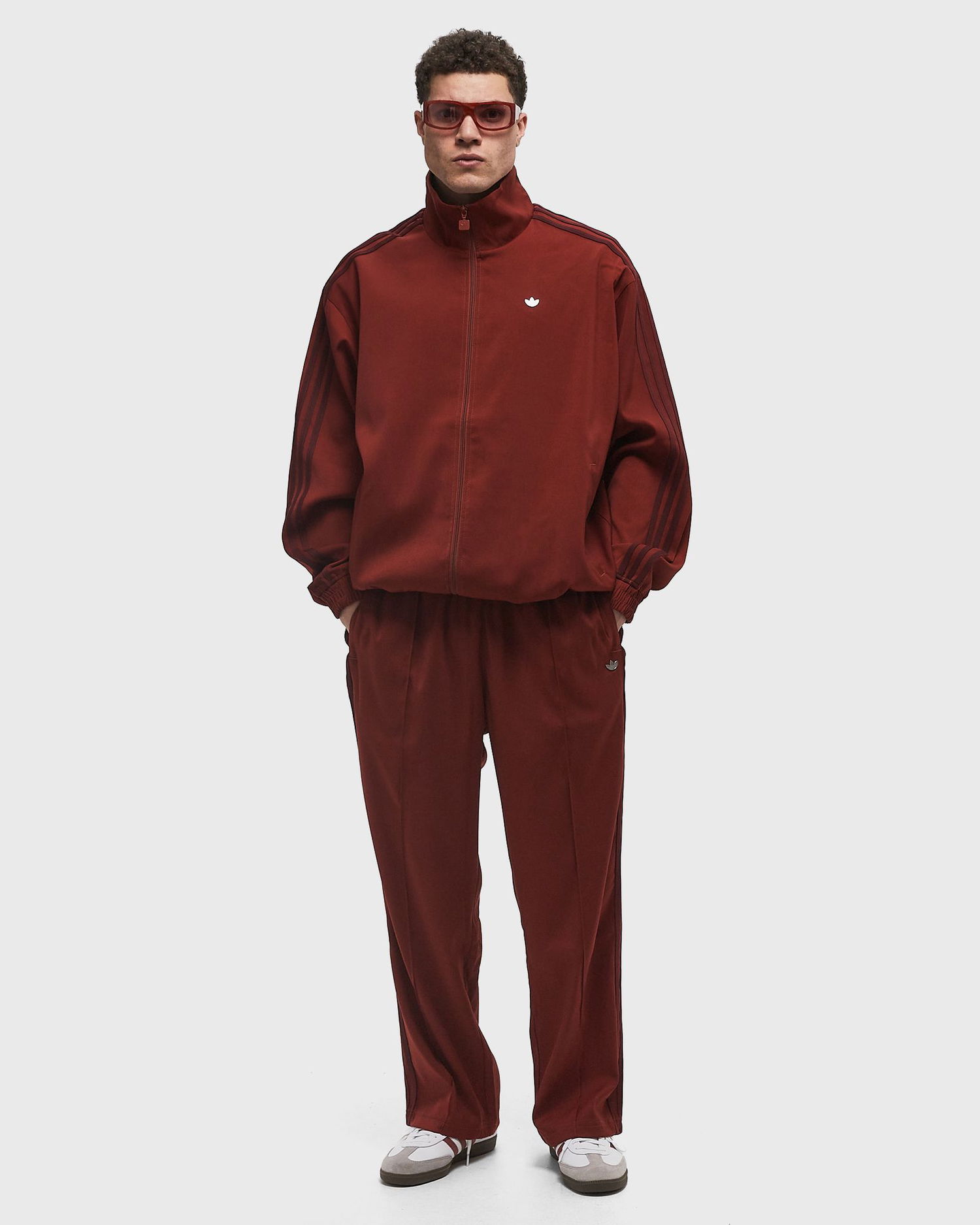 Спортни панталони adidas Originals Adidas Baggy Track Pants XL Кафяво | JM3583, 1