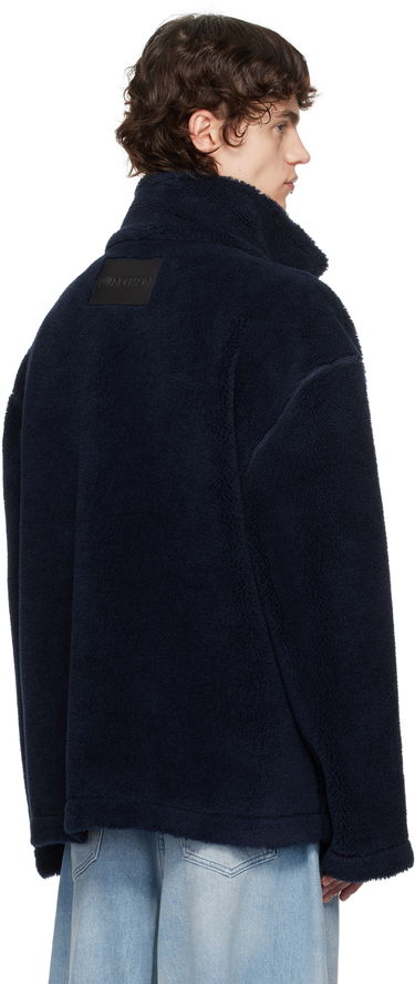 Пуловер JW Anderson JW Anderson 'Look Look Look' Fleece Zip-Up Jacket Тъмно синьо | JK0361-PG1711, 2