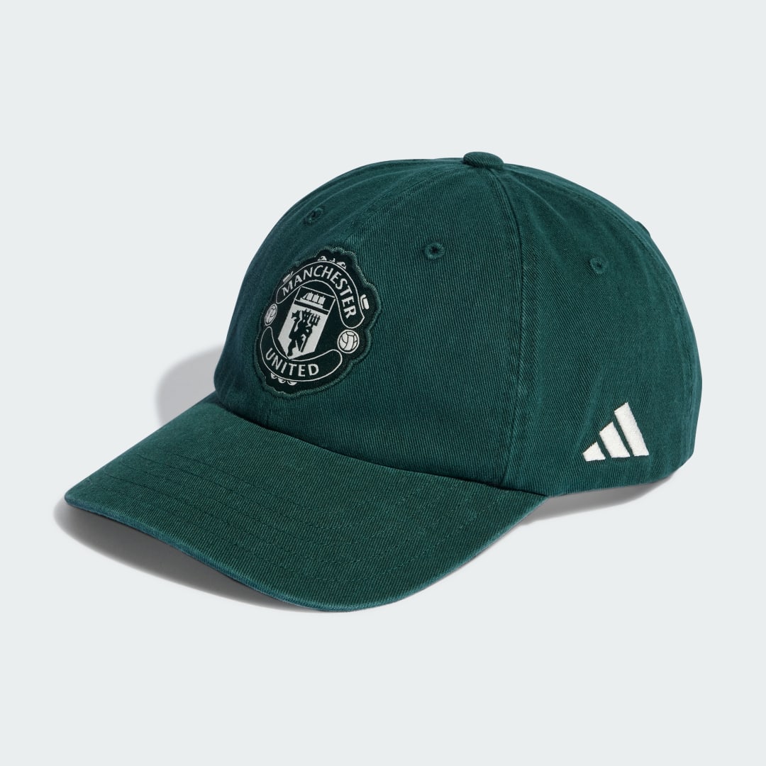 Шапка с козирка adidas Originals Manchester United Away Dad Зелено | IM2072, 1