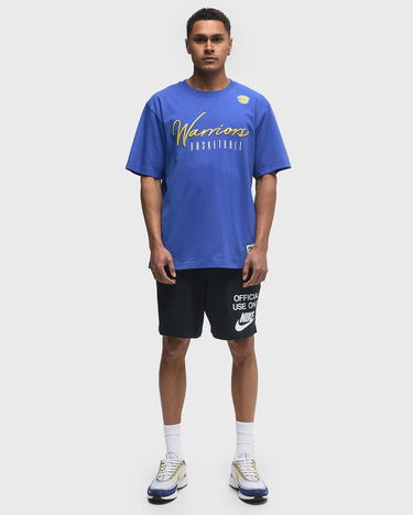 Тениска Mitchell & Ness Golden State Warriors Vintage Logo Training Day T-Shirt Синьо | FC9288-GSWROYA, 2