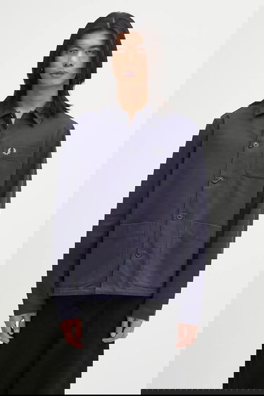 Яке Fred Perry Cotton Worker Jacket Regular Fit Classic Collar Тъмно синьо | M1701, 0