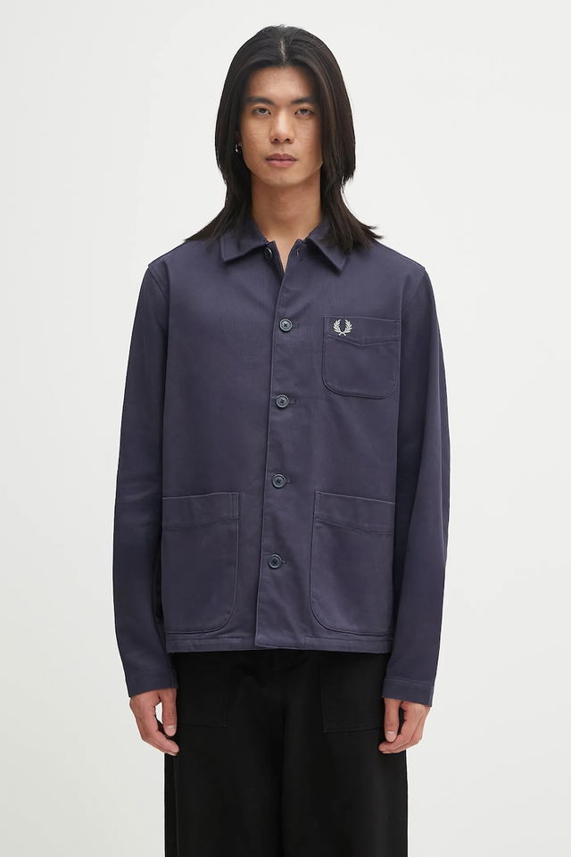 Cotton Worker Jacket Regular Fit Classic Collar