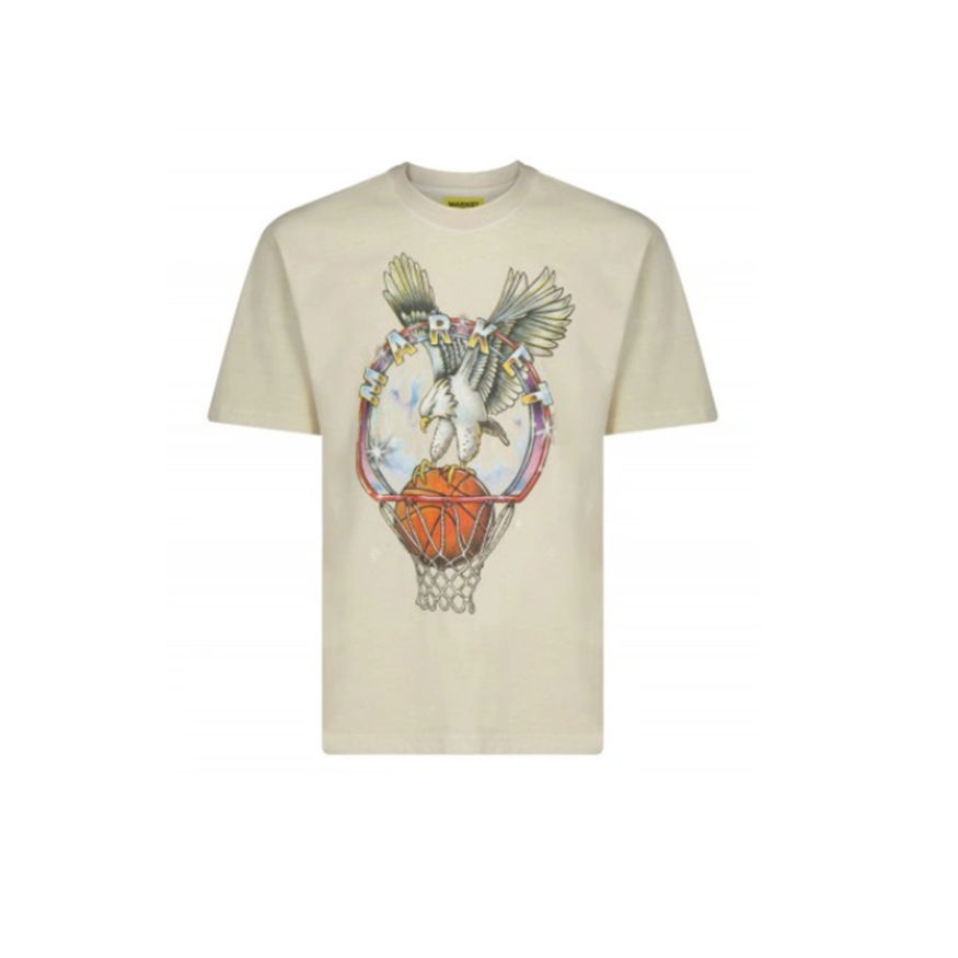 Тениска MARKET Dunking Eagle Tee Бежово | 399001074, 0