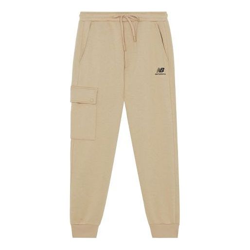 Панталони New Balance Sportswear Fleece Cargo Pants Бежово | AMP14340-HNA