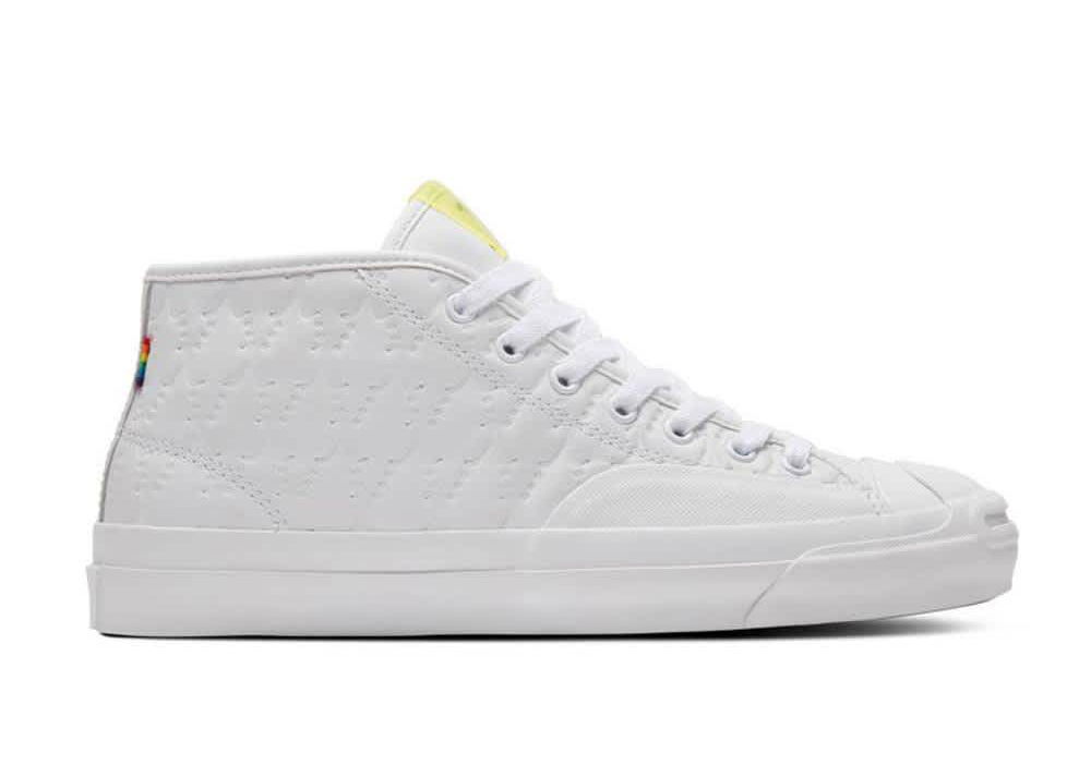 Кецове и обувки Converse CONS Jack Purcell Pro Mid Alexis Sablone Pride Collection Бяло | 170944C, 0