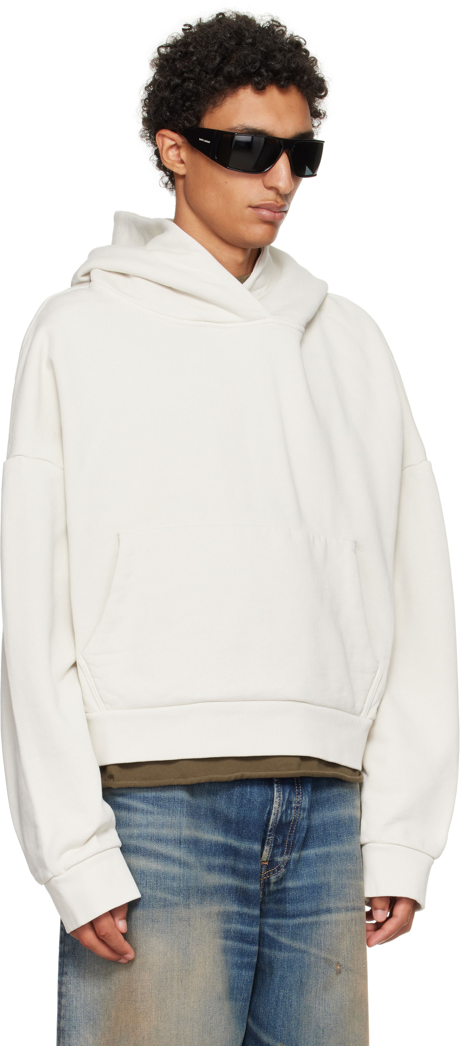 Суитчър Entire Studios Heavy Hoodie Бежово | ES2125RI, 1