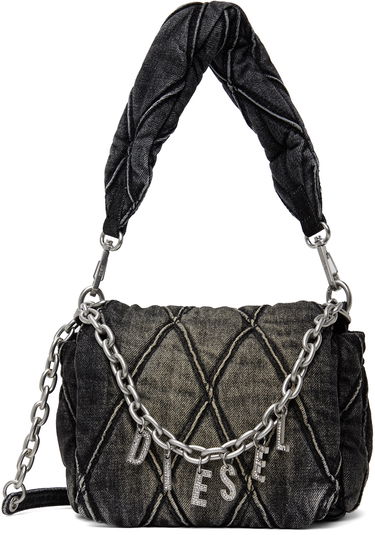 Чанта през рамо Diesel Charm-D Shoulder S Bag Черно | X09597 P6330, 0