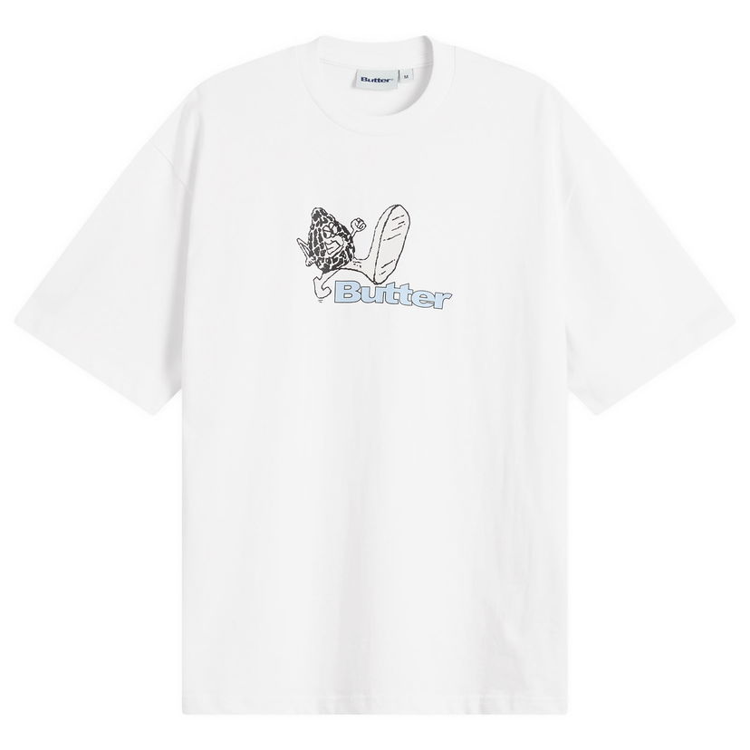 Тениска Butter Goods Steppin' Logo T-Shirt Бяло | BG254109-WHT