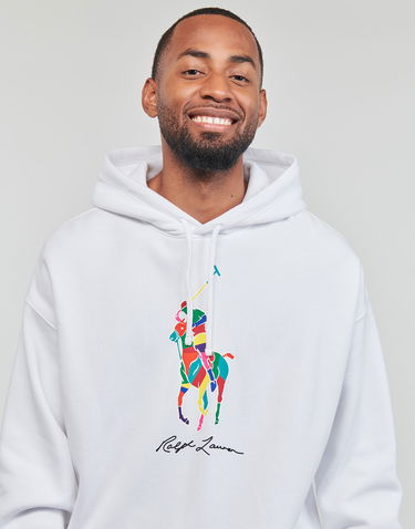 Суитчър Polo by Ralph Lauren Polo Pony Print Jersey Hoodie Бяло | 710926613001, 4