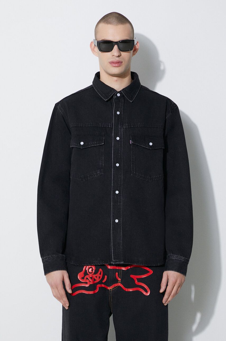 Риза BBC IceCream Icecream Running Dog Relaxed Denim Shirt Черно | IC24149, 0