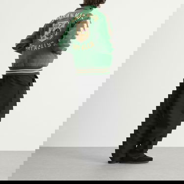 Яке бомбър Human Made Patched Striped Military Jacket Зелено | HM30JK018-GRN, 4