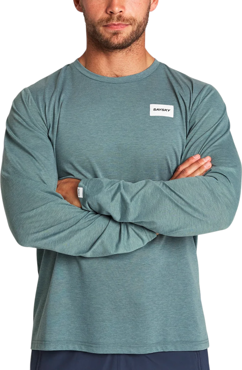 Тениска Saysky Clean Motion Long Sleeve Зелено | omrls51c2015-omrls51c2015