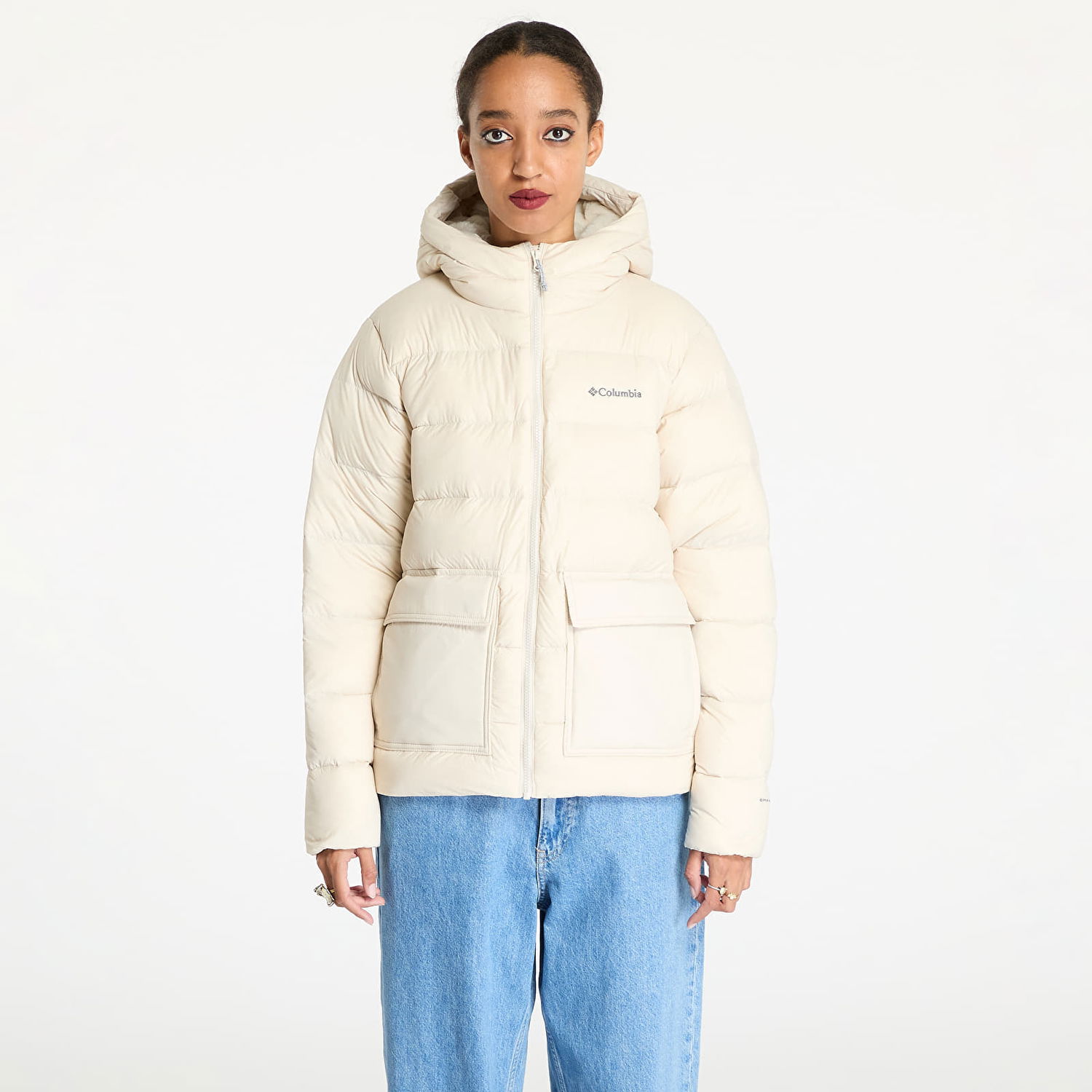 Пухо яке Columbia Harmony Falls Hooded Down Jacket Dark Stone Бежово | 2085372278, 0