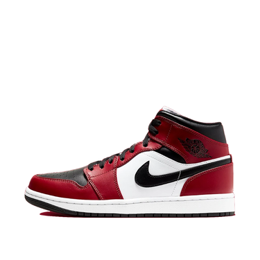 Кецове и обувки Jordan Air Jordan 1 Mid GS "Chicago Black Toe" Червено | 554725 069, 1
