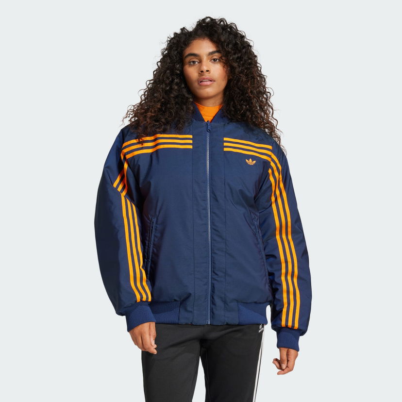 Яке бомбър adidas Performance Reversible Oversized Bomber Jacket Синьо | JN7657