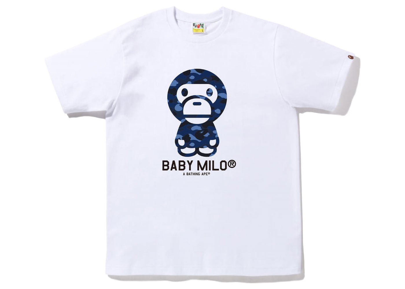 Тениска BAPE Color Camo Baby Milo Tee Бяло | 2I80-110-004, 0
