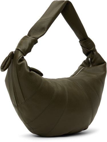 Дамска чанта LEMAIRE LEMAIRE Fortune Croissant Leather Shoulder Bag Зелено | BG0071 LL0018, 1