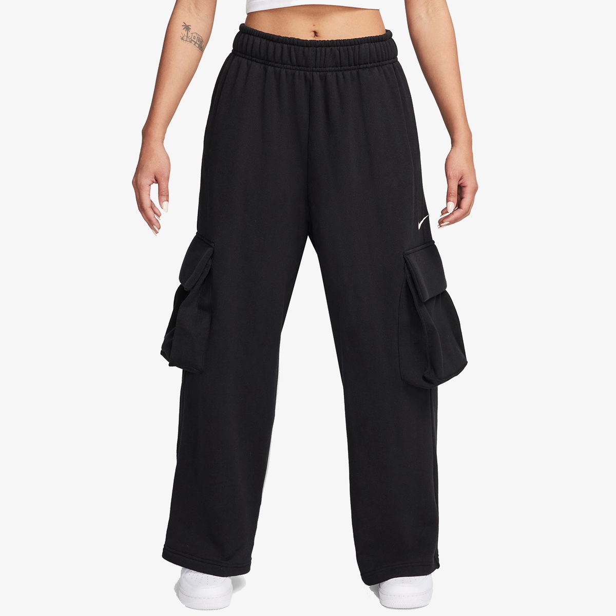 Карго панталони Nike W NSW DANCE OH FLC PANT Черно | FV7512-010, 0