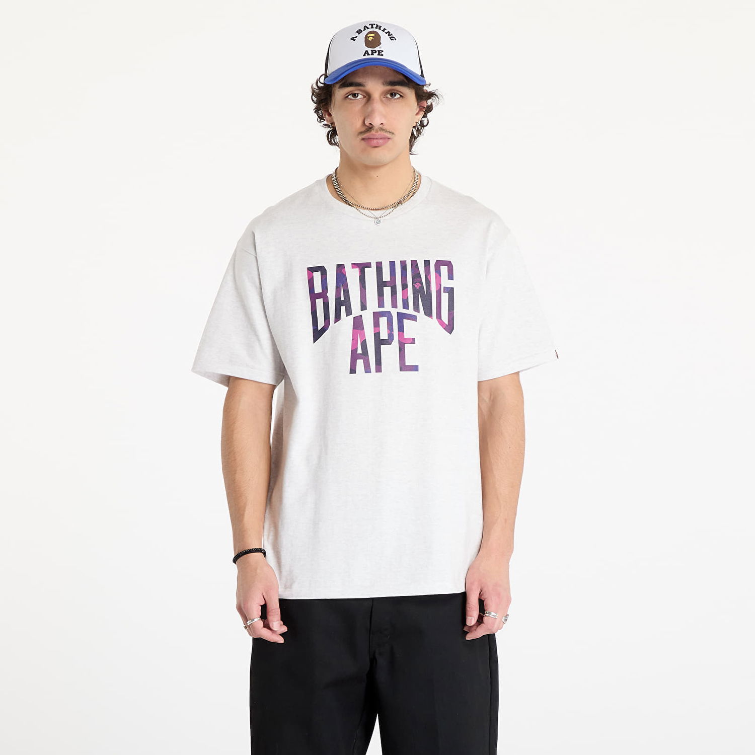 Тениска BAPE Color Camo Ape Tee Сиво | 001TEK801023M GRA, 0