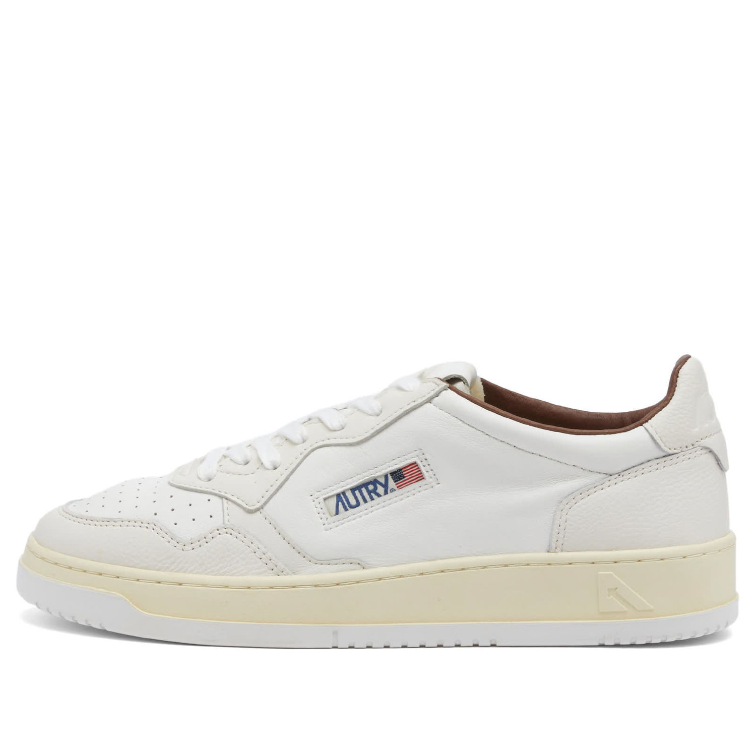 Кецове и обувки Autry Medalist Low Leather Sneaker Бяло | AULMDT01, 0
