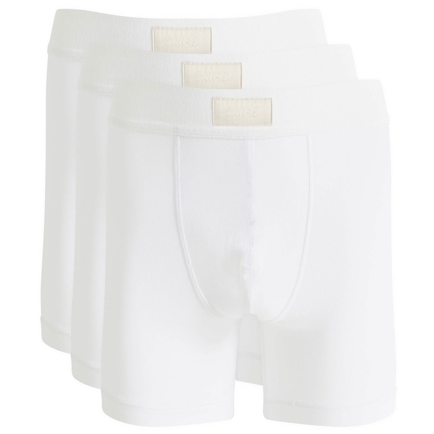 Боксерки SKIMS 5" Boxer Brief 3-Pack Бяло | BO-BBR-5635M-CH, 0