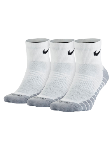 Чорапи Nike Dry Cushion Quarter Бяло | sx5549-100