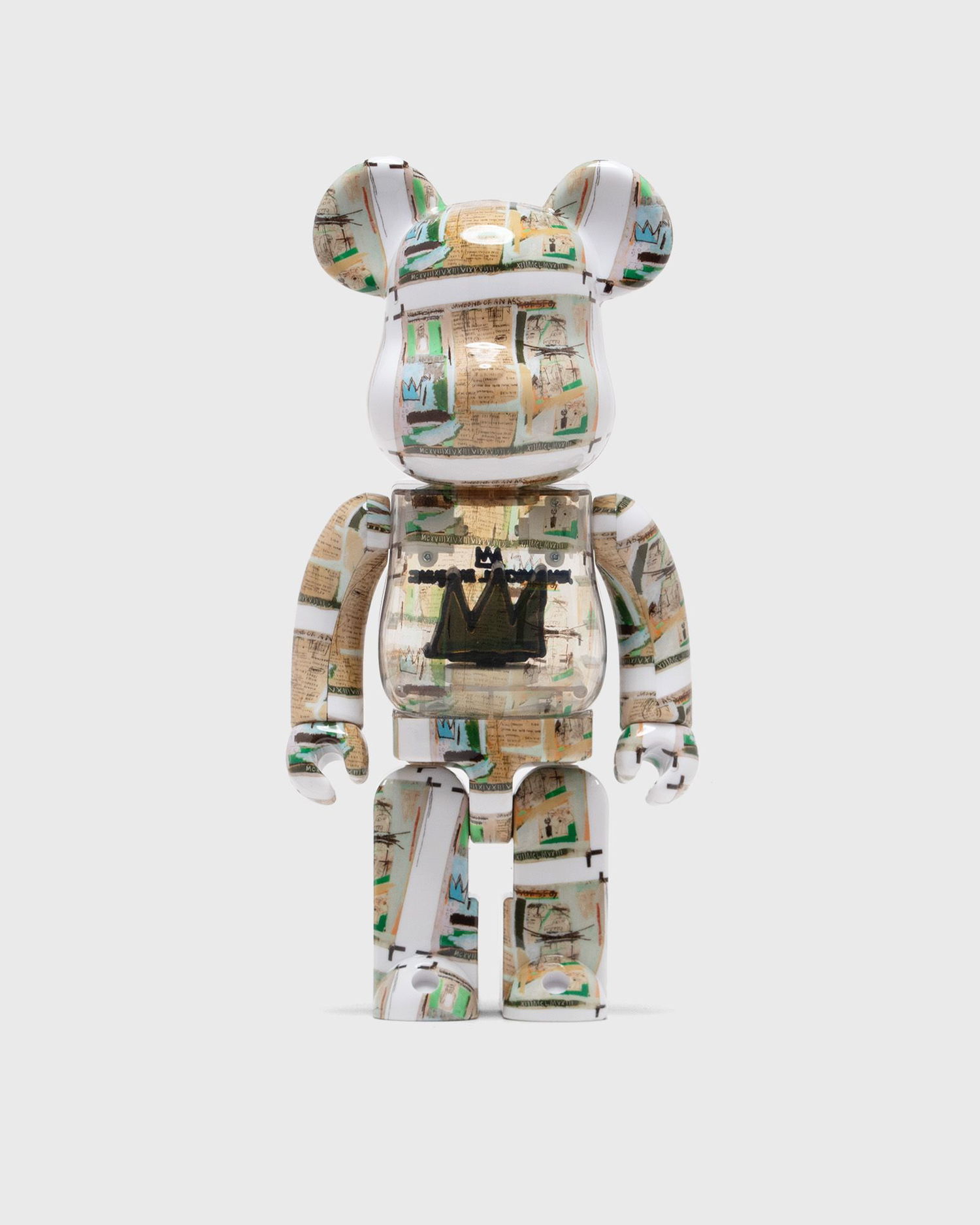Колекционерско Medicom Toy BEARBRICK 1000% JEAN-MICHEL BASQUIAT KING PLEASURE Многоцветен | MED2278, 0