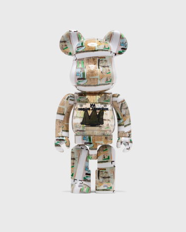 Колекционерско Medicom Toy BEARBRICK 1000% JEAN-MICHEL BASQUIAT KING PLEASURE Многоцветен | MED2278, 0