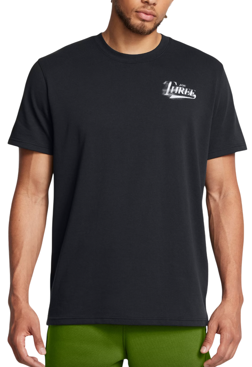 Тениска Under Armour Under Armour Curry HW Verbiage T-Shirt Черно | 1387110-001, 0