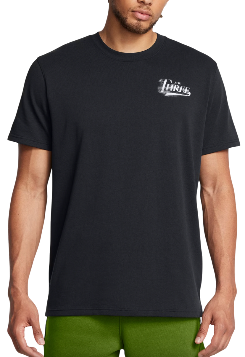 Тениска Under Armour Under Armour Curry HW Verbiage T-Shirt Черно | 1387110-001