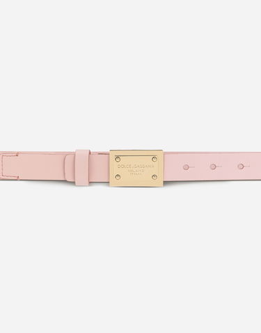 Колани Dolce & Gabbana Dolce & Gabbana Fabric Belt With Logo Tag Розово | EE0064AE27180416, 2