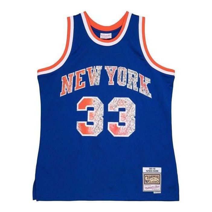 Потник Mitchell & Ness Mitchell & Ness NBA New York Knicks 'Patrick Ewing 33' Jersey Синьо | SMJY1202-NYK91PEWBLUE
