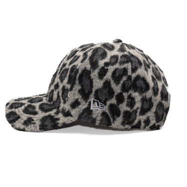 Шапка с козирка New Era Cosy Animal Snow Leopard Fleece 9FORTY LA Dodgers Adjustable Hat Сиво | 60691313, 2