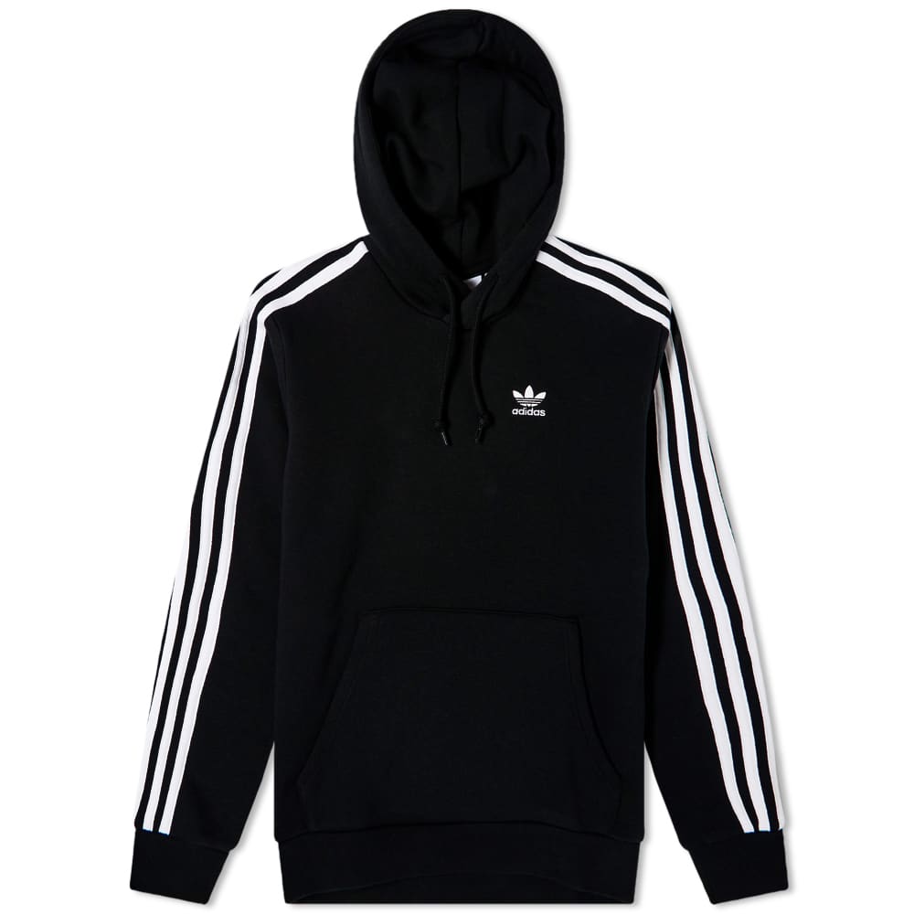 Суитчър adidas Originals 3 Stripe Hoody Черно | IA6346, 0