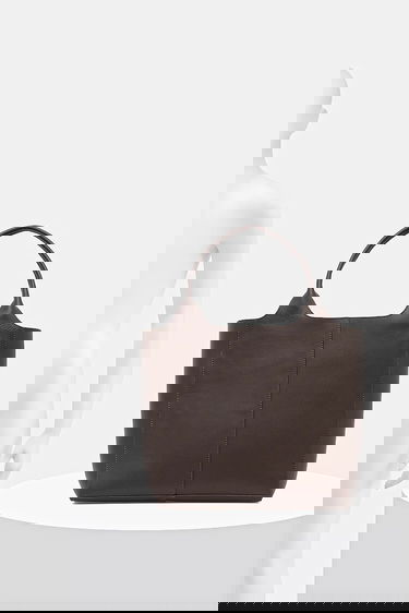 Голяма пазарска чанта STAND STUDIO Stand Studio Lois Leather Tote Bag Кафяво | 66534.7990, 5