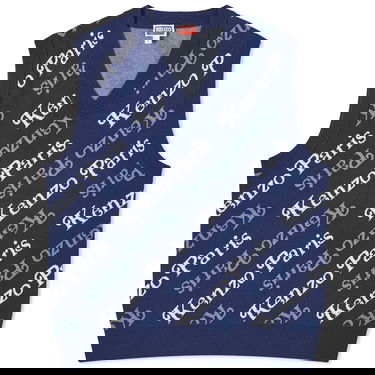 Жилетка KENZO Verdy x Knit Vest Тъмно синьо | FE55PU4583CB-77, 0