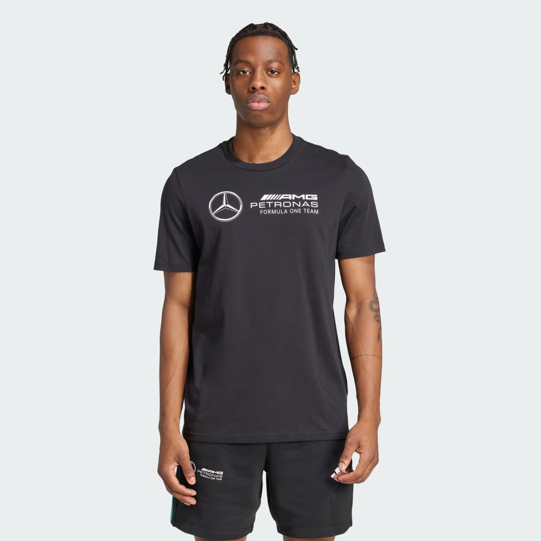 Тениска adidas Performance Mercedes-AMG Petronas Formula One Team DNA Graphic T-Shirt Черно | JV5434, 0