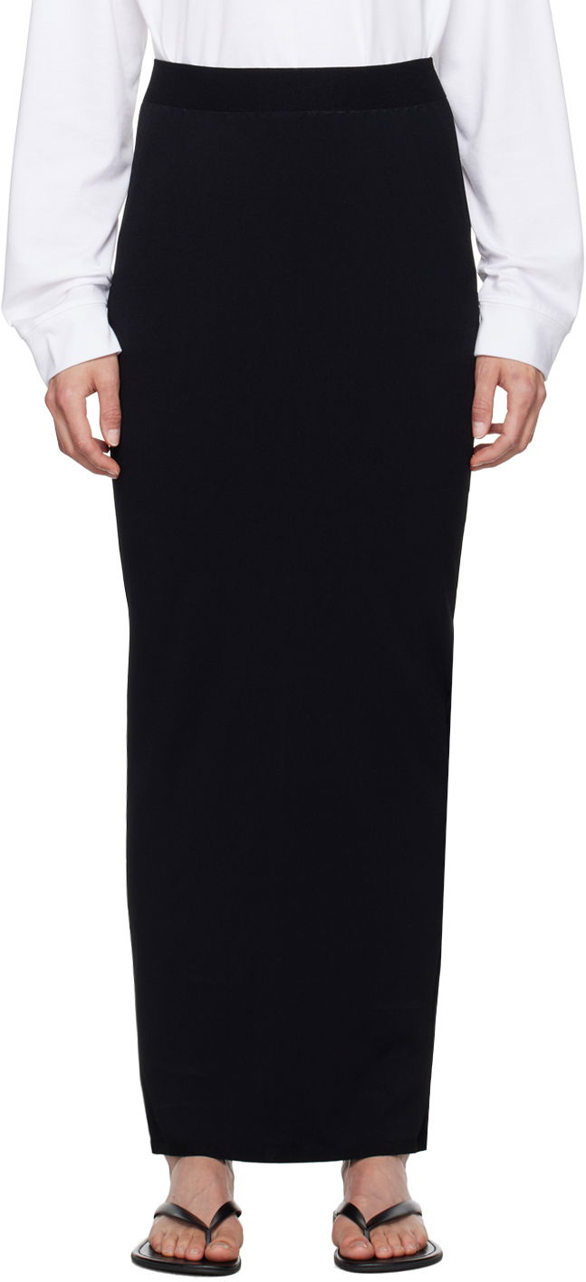 Пола The Row Gabbo Maxi Skirt Черно | 8030-Y674, 0