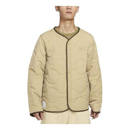 Пухо яке Nike Sportswear Logo Quilted Jacket Бежово | DZ5223-297, 0