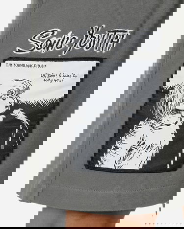 Къси панталони Pleasures Sonic x Singer Shorts Сиво | P23SY011 CHARCOAL, 5