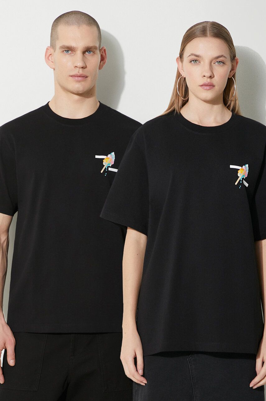 Тениска Filling Pieces Gelato T-Shirt With Print Черно | 74434021861, 0