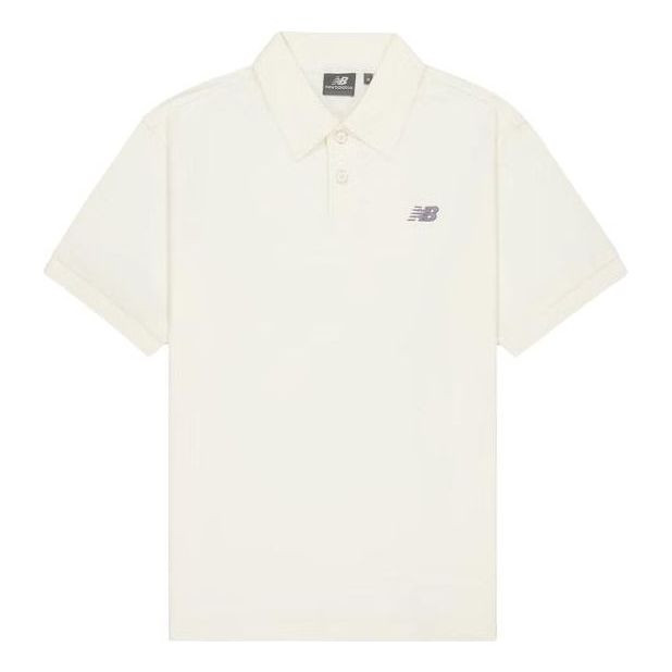 Поло тениска New Balance Logo Polo Shirt Бяло | NFE21011-IV, 0