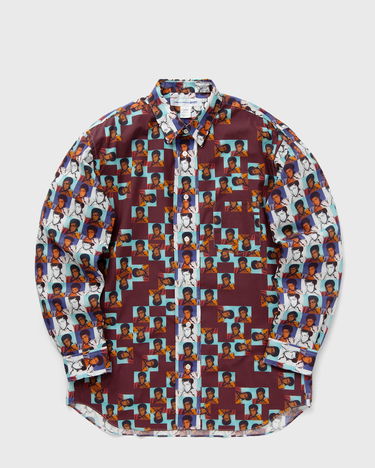 Риза Comme des Garçons Button-Down Shirt Бургунди | FM-B003-S24-1, 0