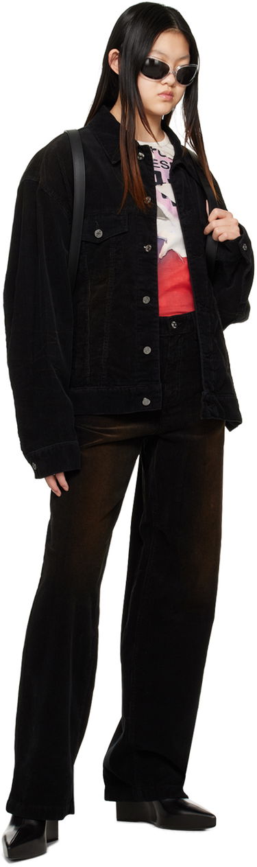 Дънки We11done Washed Wide-Leg Trousers Черно | WD-DP3-22-392-W-BK, 3