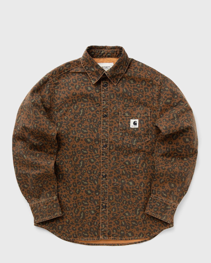 Риза Carhartt WIP Shirt Long Sleeve Leo Зелено | I034251-2MT.GD