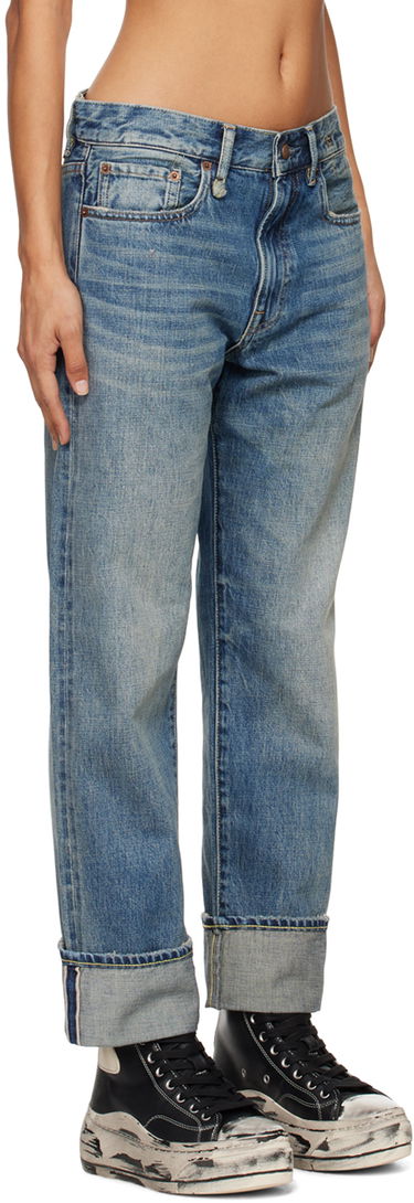 Дънки R13 R13 Boyfriend Jeans Синьо | R13W5083-D250C, 1