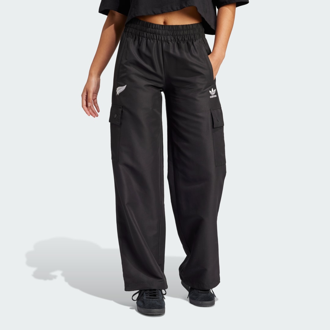Карго панталони adidas Performance Black Ferns Essentials Woven Cargo Pants Черно | JD4069, 0